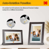 KODAK Cadre Photo Numérique 7 Pouces, WiFi Connecté Cadre Numerique, IPS Écran Tactile, Cadre Photo Électronique avec 32Go de Es