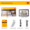 KODAK Cadre Photo Numérique 7 Pouces, WiFi Connecté Cadre Numerique, IPS Écran Tactile, Cadre Photo Électronique avec 32Go de Es