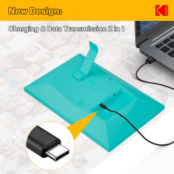 KODAK 7 Pouces Cadre Photo Numérique Connecté WiFi, Cadre Numerique avec 32Go de Espace, HD IPS Écran Tactile, Cadre Photo Élect