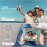 KODAK Cadre Photo Numérique WiFi Cadre Photo Numerique 10 Pouces, Cadre Numérique Photo avec HD IPS à Écran Tactile, Bois Smart 