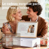 Arzopa cadre photo numérique connecté stockage cloud gratuit et illimité hd écran tactile cadre numérique photo en metal partage