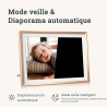 ARZOPA 14 Pouces Cadre Photo Numérique en Métal Stockage Cloud Gratuit 1920*1200 FHD Écran Tactile Partager Photos Vidéos Illimi
