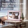 Arzopa cadre photo numérique métallique 10,1 pouces avec mémoire cloud gratuite wifi partage instantané photos vidéos design élé
