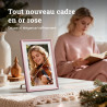 Arzopa cadre photo numérique métallique 10,1 pouces avec mémoire cloud gratuite wifi partage instantané photos vidéos design élé