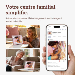 Arzopa cadre photo numérique métallique 10,1 pouces avec mémoire cloud gratuite wifi partage instantané photos vidéos design élé