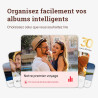 Arzopa cadre photo numérique métallique 10,1 pouces avec mémoire cloud gratuite wifi partage instantané photos vidéos design élé