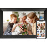 ANNA BELLA Cadre Photo numérique WiFi de 15,6 Pouces avec écran Tactile HD IPS 1920 x 1080, Stockage de 32 Go, Rotation Automati