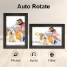 Frameo Cadre Photo numérique WiFi 10 Pouces, écran Tactile IPS 1280 * 800, partagez des Photos ou des vidéos Via l'application F