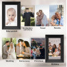Frameo Cadre Photo numérique WiFi 10 Pouces, écran Tactile IPS 1280 * 800, partagez des Photos ou des vidéos Via l'application F
