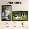Frameo Cadre Photo numérique WiFi 15,6 Pouces, écran Tactile IPS 1366 * 768, partagez des Photos ou des vidéos Via l'application