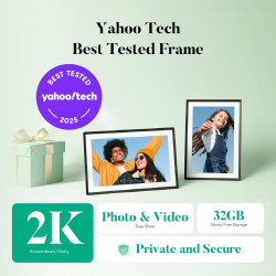 pexar cadre photo numérique 2K (développé par Lexar), écran tactile IPS antireflet de 11 pouces, cadre photo numérique Wi-Fi ave