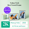 pexar cadre photo numérique 2K (développé par Lexar), écran tactile IPS antireflet de 11 pouces, cadre photo numérique Wi-Fi ave