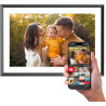 AgfaPhoto Cadre Photo Connecté Realiview APF1000 Wi-FI 10" LCD - Affichage Photos/Vidéos, Horloge, Météo, Rotation Auto, Mémoire