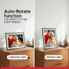 AgfaPhoto Cadre Photo Connecté Realiview APF1000 Wi-FI 10" LCD - Affichage Photos/Vidéos, Horloge, Météo, Rotation Auto, Mémoire