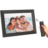 AgfaPhoto Cadre Photo Numérique Realiview APF1000 - Écran LED 10" 1024x600, Affichage Photos, Horloge, Calendrier Programmable -
