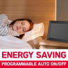AgfaPhoto Cadre Photo Numérique Realiview APF1000 - Écran LED 10" 1024x600, Affichage Photos, Horloge, Calendrier Programmable -