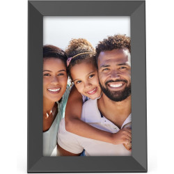 AgfaPhoto Cadre Photo Numérique Realiview APF1000 - Écran LED 10" 1024x600, Affichage Photos, Horloge, Calendrier Programmable -