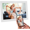 AGFA Photo Cadre Photo Connecté Realiview APF1000 Wi-FI 10" LCD Ecran en Verre - Affichage Photos/Vidéos, Horloge, Météo, Rotati