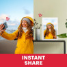 AGFA Photo Cadre Photo Connecté Realiview APF1000 Wi-FI 10" LCD Ecran en Verre - Affichage Photos/Vidéos, Horloge, Météo, Rotati