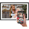 AgfaPhoto Cadre Photo Connecté Realiview APF1560 Wi-FI 15,6" LCD - Affichage Photos/Vidéos, Horloge, Météo, Rotation Auto, Mémoi