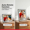 AgfaPhoto Cadre Photo Connecté Realiview APF1560 Wi-FI 15,6" LCD - Affichage Photos/Vidéos, Horloge, Météo, Rotation Auto, Mémoi