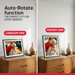 AGFAPHOTO Cadre Photo numérique 17 Pouces Realiview APF1700WIFI