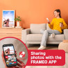 AGFA Photo – Cadre Photo Connecté Realiview APF2400 Wi-FI 24" Écran Tactile LCD – Affichage Photos/Vidéos, Horloge, Météo, Auto-