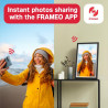 AGFA Photo – Cadre Photo Connecté Realiview APF2400 Wi-FI 24" Écran Tactile LCD – Affichage Photos/Vidéos, Horloge, Météo, Auto-