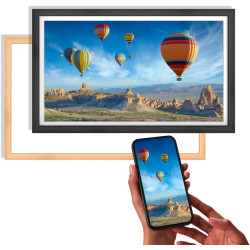AGFA Photo – Cadre Photo Connecté Realiview APF3200 Wi-FI 32" Écran Tactile LCD – Affichage Photos/Vidéos, Horloge, Météo, Auto-