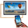 AGFA Photo – Cadre Photo Connecté Realiview APF3200 Wi-FI 32" Écran Tactile LCD – Affichage Photos/Vidéos, Horloge, Météo, Auto-