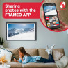 AGFA Photo – Cadre Photo Connecté Realiview APF3200 Wi-FI 32" Écran Tactile LCD – Affichage Photos/Vidéos, Horloge, Météo, Auto-