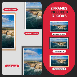AGFA Photo – Cadre Photo Connecté Realiview APF3200 Wi-FI 32" Écran Tactile LCD – Affichage Photos/Vidéos, Horloge, Météo, Auto-