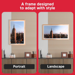 AGFA Photo – Cadre Photo Connecté Realiview APF3200 Wi-FI 32" Écran Tactile LCD – Affichage Photos/Vidéos, Horloge, Météo, Auto-
