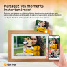 Denver PFF-1042LW Cadre Photo numérique Wi-FI FRAMEO 10,1 Pouces, écran Tactile IPS 1280 x 800, mémoire 16 Go, Application iOS/A