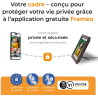 Denver PFF-1042DW Cadre Photo numérique Wi-FI FRAMEO 10,1 Pouces, écran Tactile IPS 1280 x 800, mémoire 16 Go, Application iOS/A