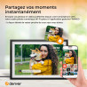 Denver PFF-1016 Cadre Photo numérique Wi-FI FRAMEO 10,1 Pouces, écran Tactile IPS 1280 x 800, mémoire 16 Go, Application iOS/And