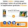 Denver PFF-1016 Cadre Photo numérique Wi-FI FRAMEO 10,1 Pouces, écran Tactile IPS 1280 x 800, mémoire 16 Go, Application iOS/And
