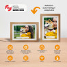 Denver PFF-1543LW Cadre Photo numérique Wi-FI FRAMEO 15,6 Pouces Full HD, écran Tactile IPS 1920 x 1080, mémoire 16 Go, Cadre Bo