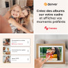 Denver PFF-1543LW Cadre Photo numérique Wi-FI FRAMEO 15,6 Pouces Full HD, écran Tactile IPS 1920 x 1080, mémoire 16 Go, Cadre Bo
