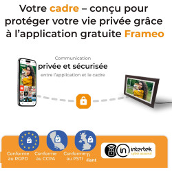 Denver PFF-1543DW Cadre Photo numérique Wi-FI FRAMEO 15,6 Pouces Full HD, écran Tactile IPS 1920 x 1080, mémoire 16 Go, Cadre Bo