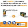 Denver PFF-1543DW Cadre Photo numérique Wi-FI FRAMEO 15,6 Pouces Full HD, écran Tactile IPS 1920 x 1080, mémoire 16 Go, Cadre Bo