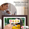 Denver PFF-1543DW Cadre Photo numérique Wi-FI FRAMEO 15,6 Pouces Full HD, écran Tactile IPS 1920 x 1080, mémoire 16 Go, Cadre Bo