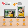 Denver PFF-1516 Cadre Photo numérique Wi-FI FRAMEO 15,6 Pouces Full HD, écran Tactile IPS 1920 x 1080, mémoire 16 Go, Finition N