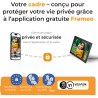Denver PFF-1516 Cadre Photo numérique Wi-FI FRAMEO 15,6 Pouces Full HD, écran Tactile IPS 1920 x 1080, mémoire 16 Go, Finition N