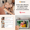 Denver PFF-1516 Cadre Photo numérique Wi-FI FRAMEO 15,6 Pouces Full HD, écran Tactile IPS 1920 x 1080, mémoire 16 Go, Finition N