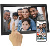 Argentgear® cadre photo numérique 15,6 pouces | écran fhd tactile avec wifi | 32 go de stockage | grand format cadre numérique a