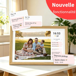Veidoo Frameo 10 1 Pouces 32GB WiFi Cadre Photo Numérique 1280x800 HD IPS Tactile Rotation Auto Musique Horloge Partagez Photos 