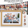 Veidoo Frameo 10 1 Pouces 32GB WiFi Cadre Photo Numérique 1280x800 HD IPS Tactile Rotation Auto Musique Horloge Partagez Photos 