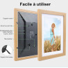 Veidoo Frameo 10 1 Pouces 32GB WiFi Cadre Photo Numérique 1280x800 HD IPS Tactile Rotation Auto Musique Horloge Partagez Photos 