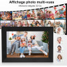 Veidoo Frameo 10 1 Pouces 32GB WiFi Cadre Photo Numérique 1280x800 HD IPS Tactile Rotation Auto Musique Horloge Partagez Photos 